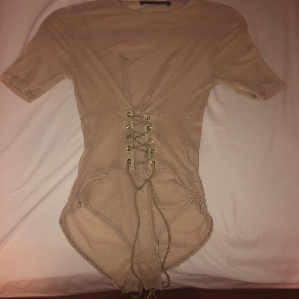 Mesh Corset Bodysuit